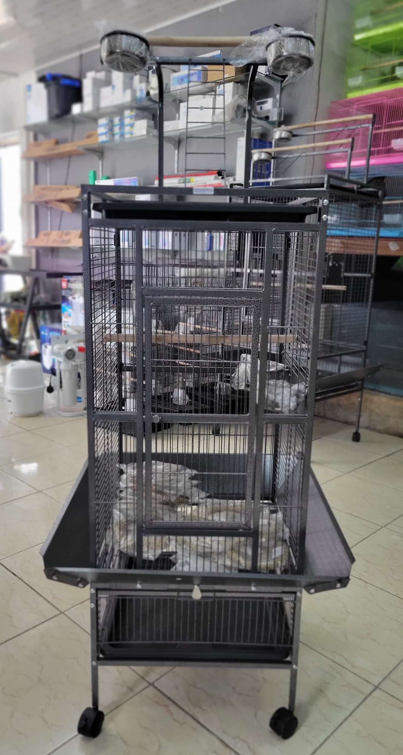 SQUARE MEDIUM SIZE CAGE(PARROT)